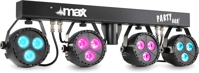 Max PartyBar07 Set 4x PAR Batteriebetrieben