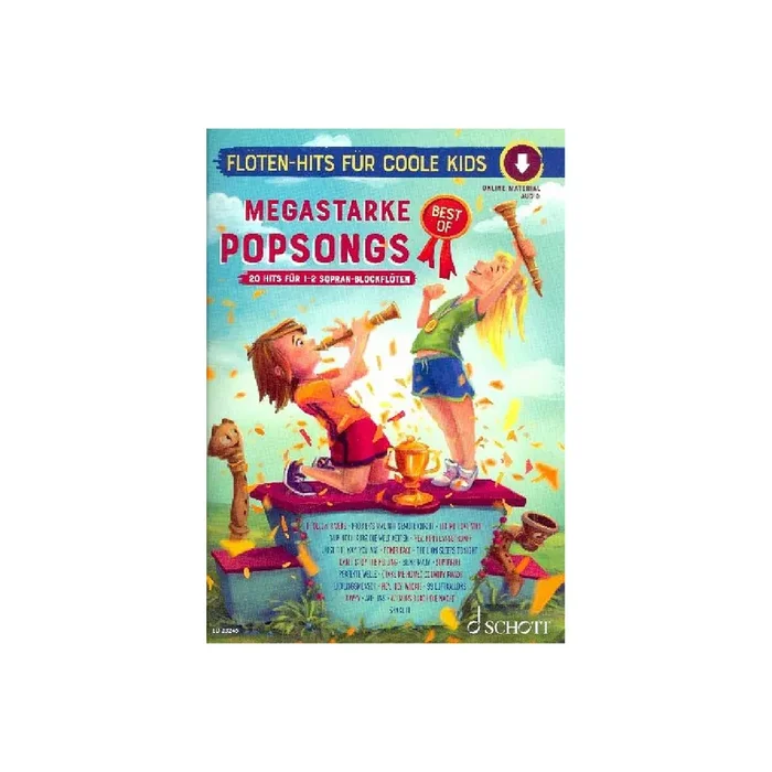 Megastarke Popsongs – Best of (+Online-Audio)