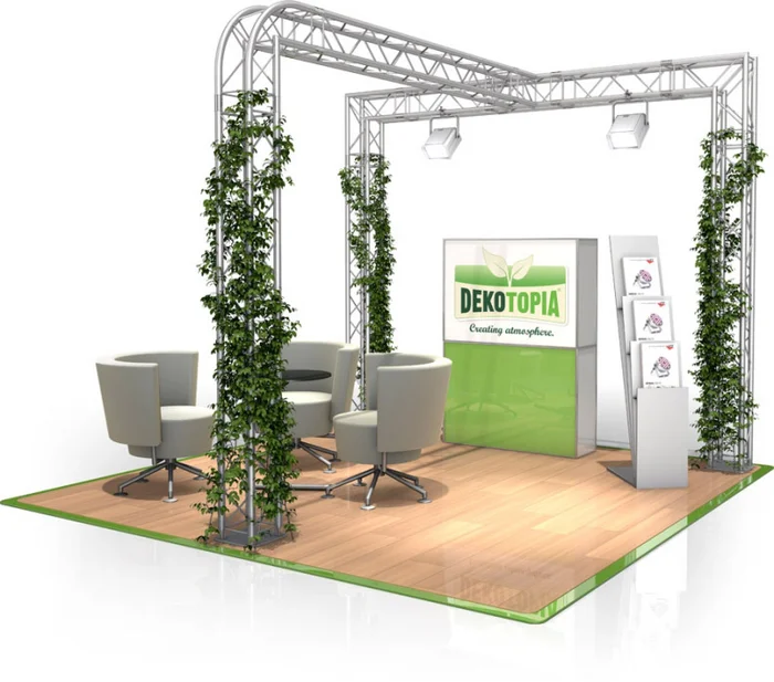 Messestand FD 24 – 3 x 3 x 2,5 m (LxBxH) – 9 m²