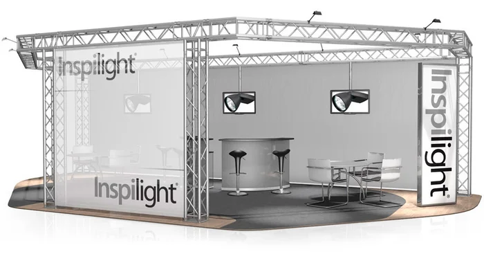 Messestand FD 34 – 10 x 5 x 3 m (LxBxH) – 50 m²