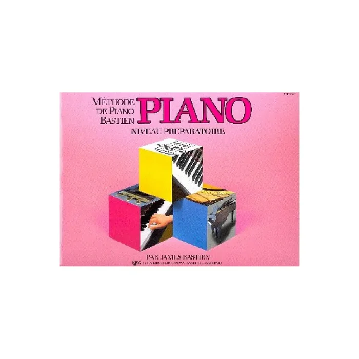 Méthode de piano Bastien – niveau préparatoire