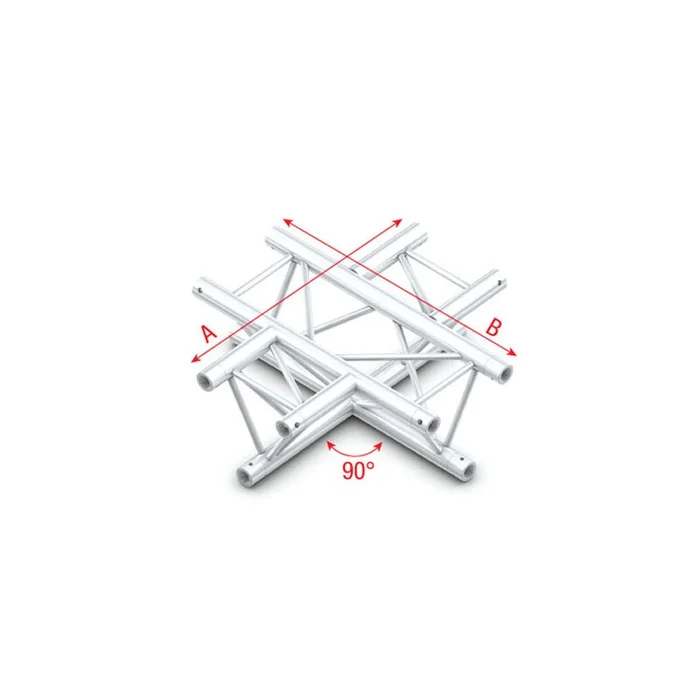 Milos – 90° 4-way horizontal Pro-30 Triangle F Truss
