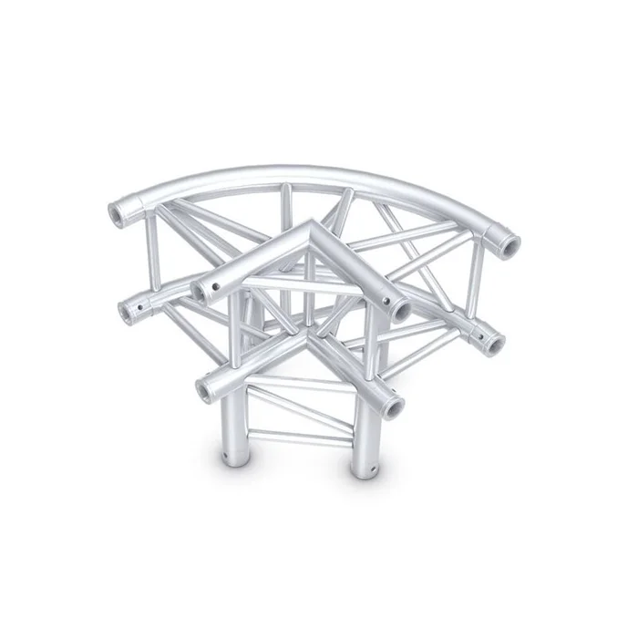 Milos – Circle Corner 3-Way 90° Pro-30 G Traverse, quadratisch