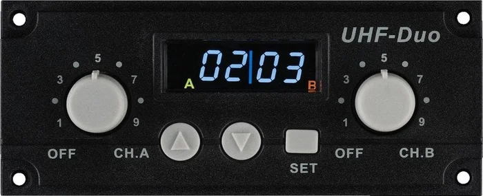 MONACOR TXA-1822MR – 2-Kanal-Multi-Frequenz-Empfängermodul in UHF-PLL-Technik