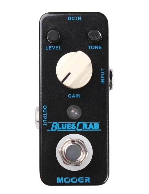 MOOER BLUES CRAB BLUES DRIVE BLACK COMPACT PEDAL