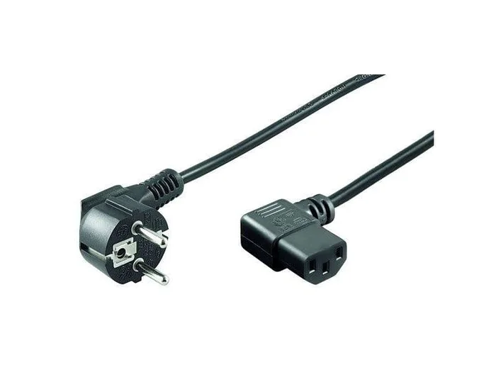 Netzkabel lose Ware, abgew. Schutzkontakt >abgew. IEC 320 C13 5meter