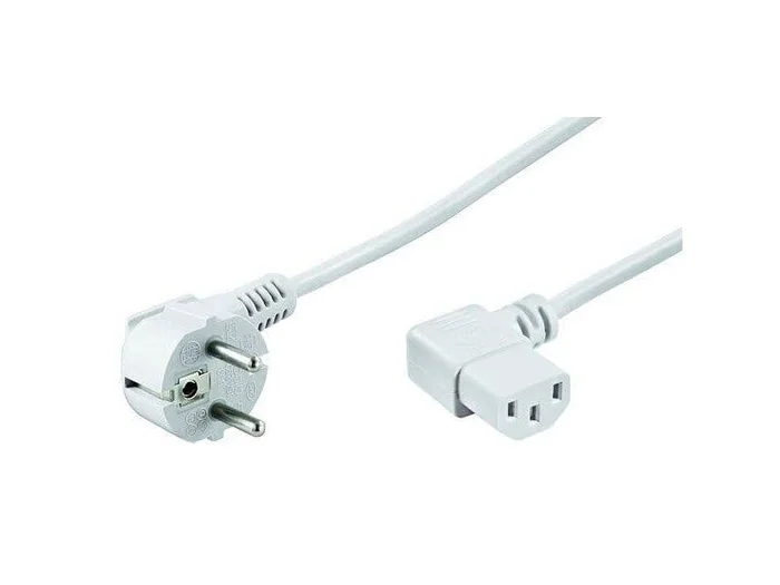 Netzkabel lose Ware, abgew. Schutzkontakt >abgew. IEC 320 C13 5meter