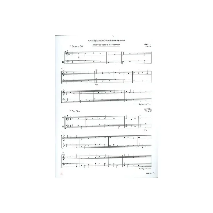 Neues Spielbuch für Blockflöten-Quartett