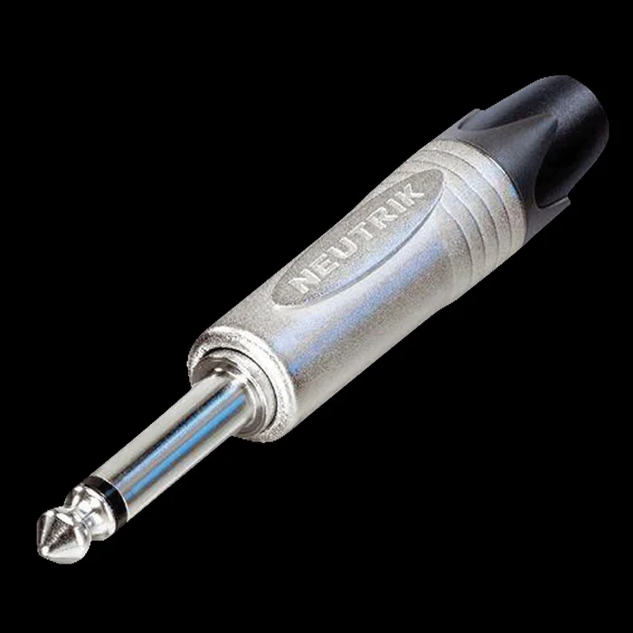 NEUTRIK Jack Plug 6.3 mm Mono Nickelgehäuse