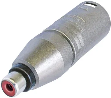 Neutrik NA 2 MPMF 3-poliger XLR Kabelstecker auf Cinch female