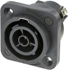 Neutrik NAC3FPX-ST-TOP – Geräteeinbausteckdose, Power-Out 250 V / 16 A