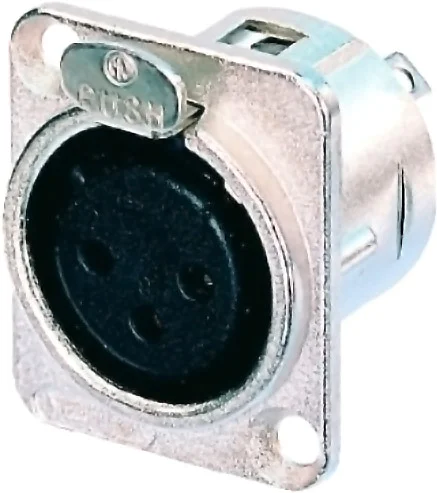 Neutrik NC3FD-L-1 – 3-pol XLR Chassisstecker female