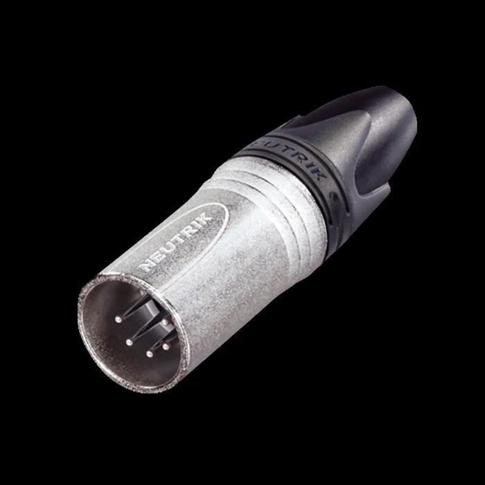 NEUTRIK XLR 5P Connector – male – Neutrik XX Silberkontakte – Nickelgehäuse