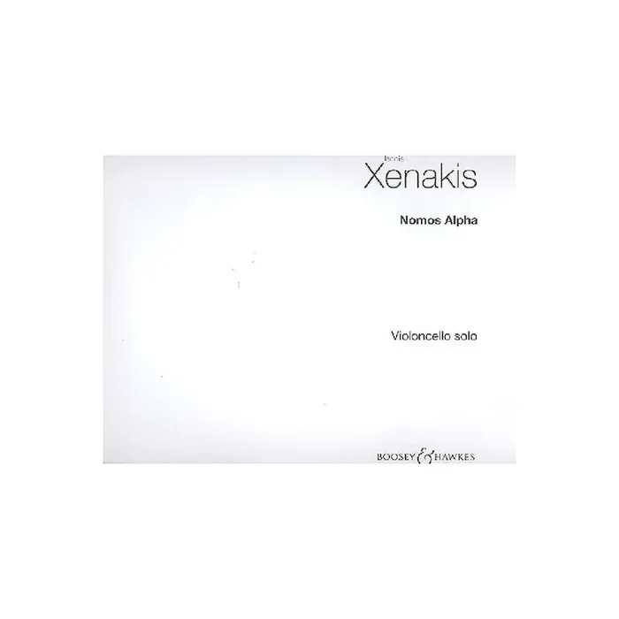 Nomos Alpha for violoncello