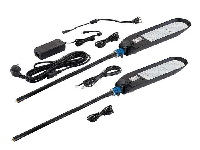 Novoflex 2 x Reprobeleuchtung mit – flexiblen Armen und Kugelneiger