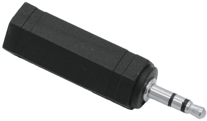 OMNITRONIC Adapter 3,5 Klinke(M)/6,35(F) stereo