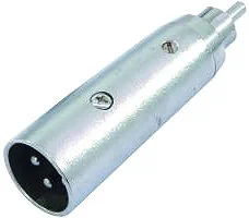 OMNITRONIC Adapter Cinch(M)/XLR(M)