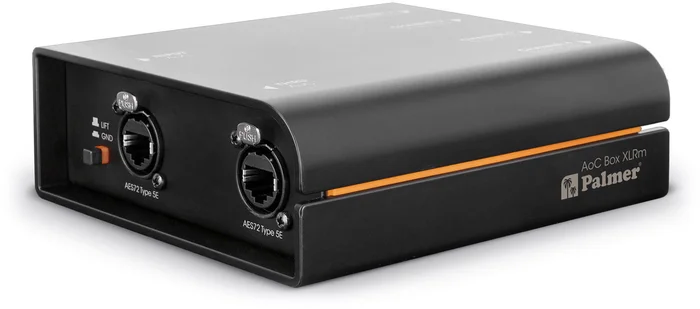 Palmer AoC Box XLRm – Audio over Cat Box von etherCON auf 4 x XLR male