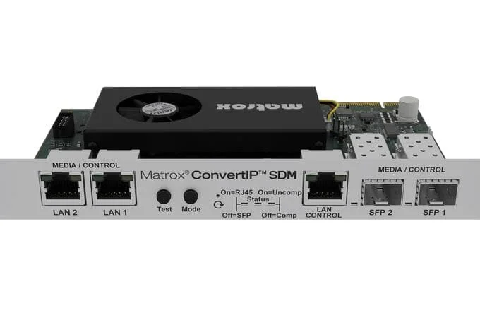 PANASONIC TY-IPMX-MVX-SDM – Intel SDM-Einschubmodul (Matrox ConvertIP SDM 4K IPMX | ST2110-Format)