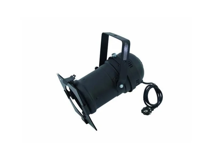 PAR-46 Spot, E-27 Sockel m.Kabel, schwarz