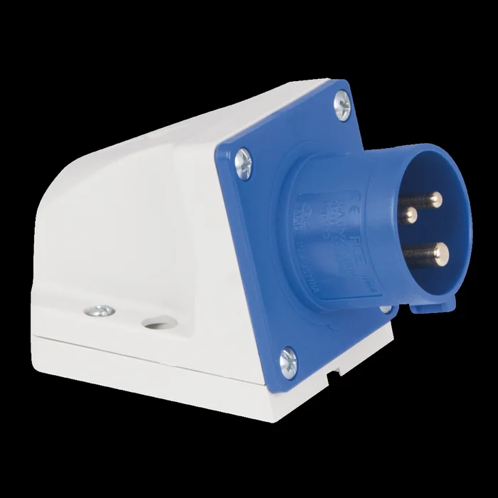 PCE CEE 16 A/240 V 3P Wallmount – male Blau – IP44