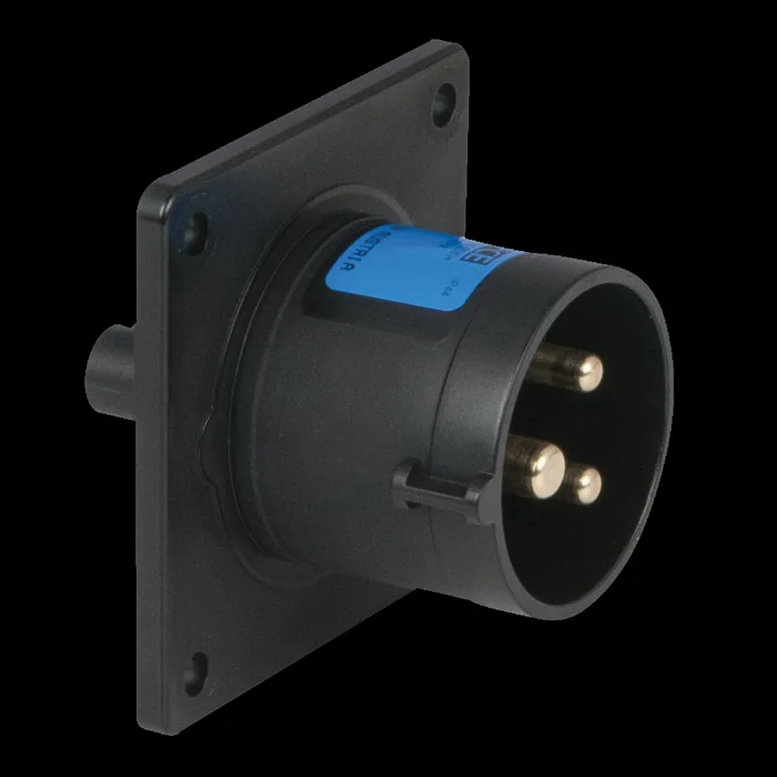 PCE CEE 16 A/240 V – 3-pin Socket male Schwarz – IP44