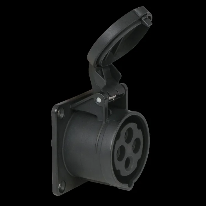 PCE CEE 16 A/400 V – 4P Plug female Schwarz – IP44