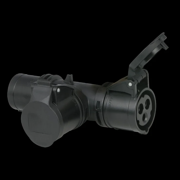 PCE T-connect 2 Way 16/3 – Plug 16/3 CEE IP44