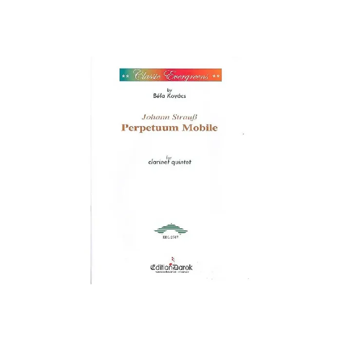 Perpetuum mobile for clarinet in Eb,