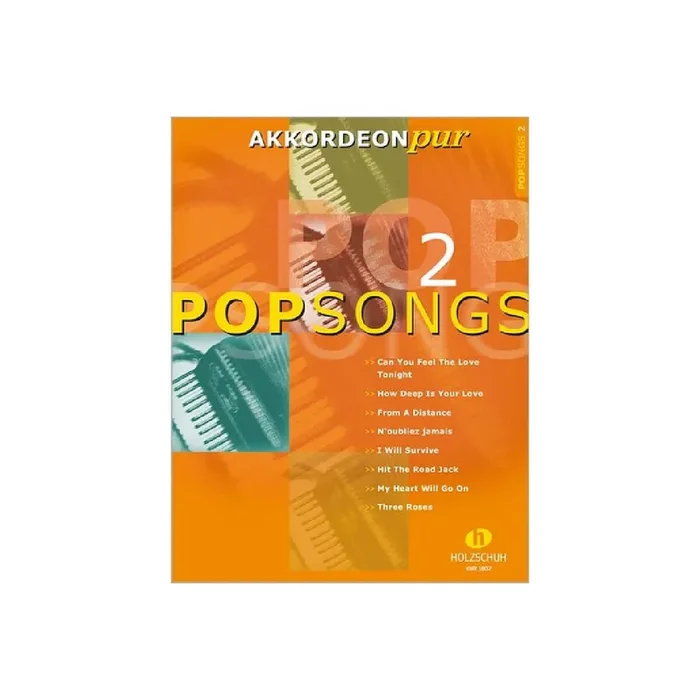 Popsongs Band 2 für Akkordeon