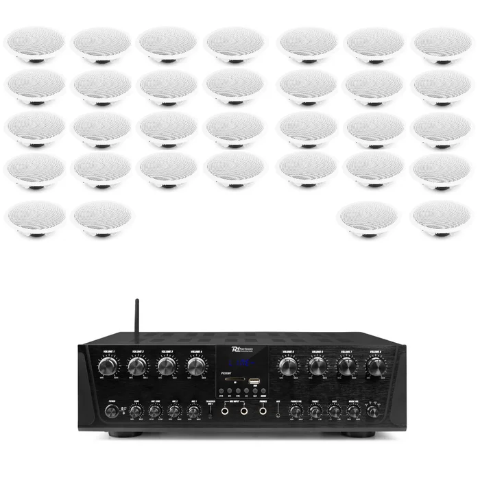 Power Dynamics CSPS6 PV280BT SET 32 – Installationsset 8 Zonen mit 32 Einbaulautsprechern