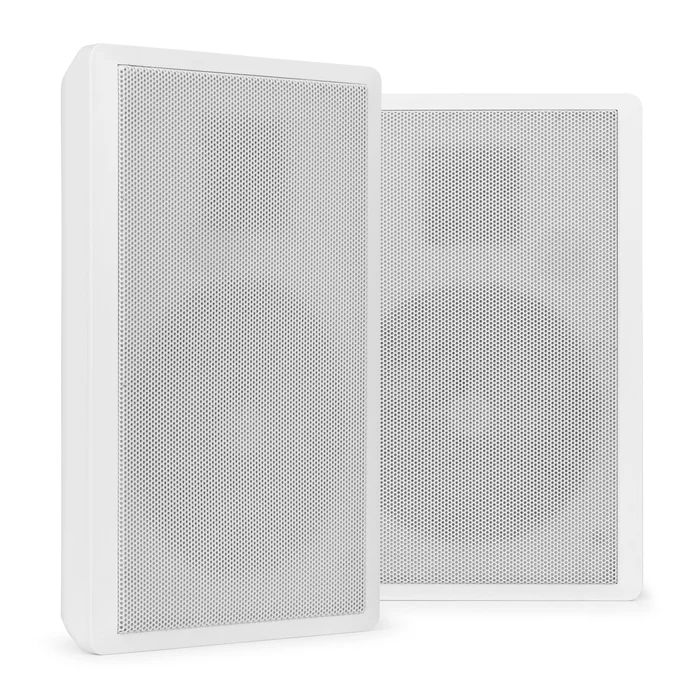 Power Dynamics WSF30W Flat Wall Lautsprecher Set 5,25″ 100V weiß