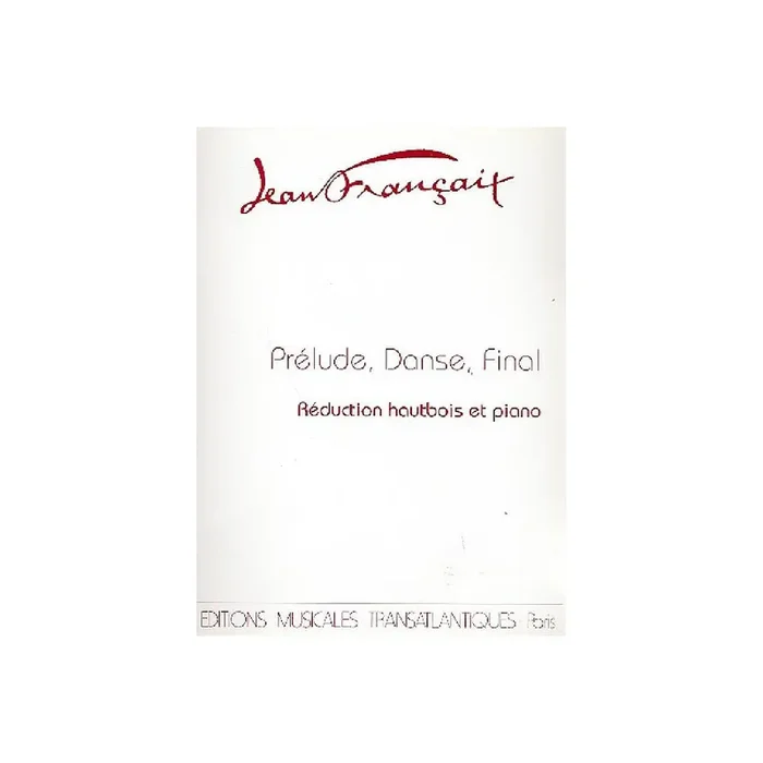 Prelude, danse et final