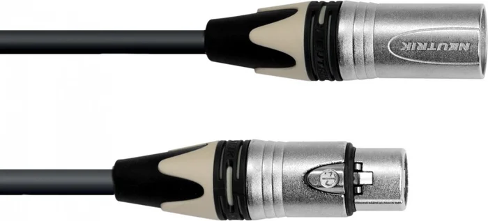 PSSO DMX Kabel XLR COL 3pol 15m sw Neutrik