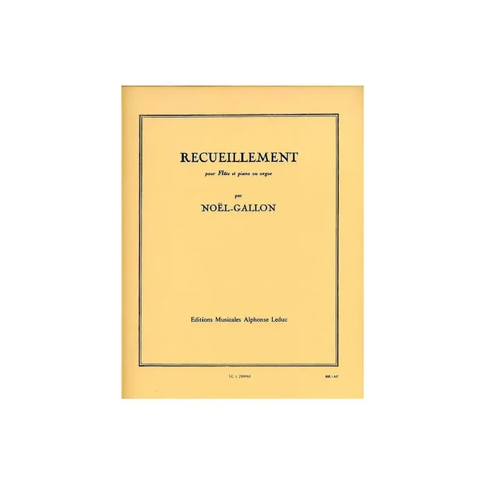 Recuiellement pour flûte
