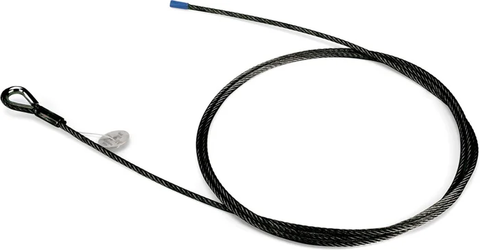 Riggatec 8 mm Abhängeseil schwarz Kausche eins. offen 10m