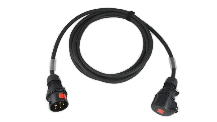 Rigport Cable CEE16 black Titanex 2,5mm² 10m