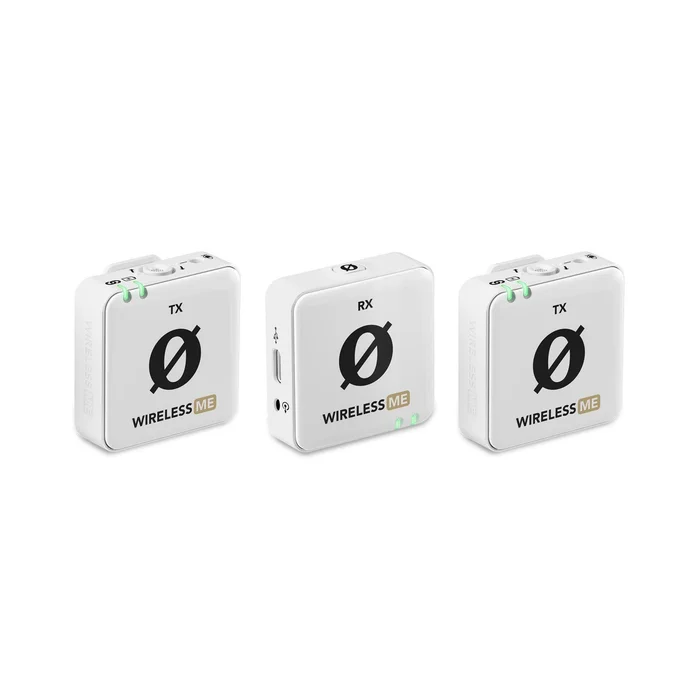 RODE Wireless ME Dual White – Kompaktes drahtloses Mikrofonsystem