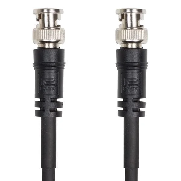 ROLAND RCC-200-SDI – SDI Videokabel mit hochwertigen BNC-Anschlüssen (unterstützt FULL-HD / BNC / BNC / 75 Ohm Impedanz / 60,00m) – in schwarz