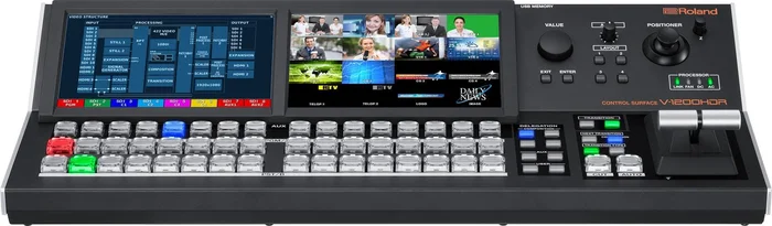 ROLAND V-1200HDR – Steuerungsoberfläche für V-1200HD Multi-Format Switcher mit zweifachen Touchscreen