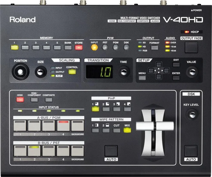 ROLAND V-40HD – 4-Channel Multi-Format Video Switcher
