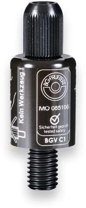 SAFETEX Drahtseilhalter mit Gewinde, Typ 50, BLACKLINE