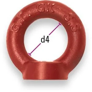 SAFETEX Ringmutter M12, hochfest vergütet