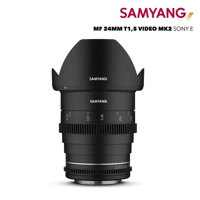Samyang MF 24mm T1,5 VDSLR MK2 Sony E
