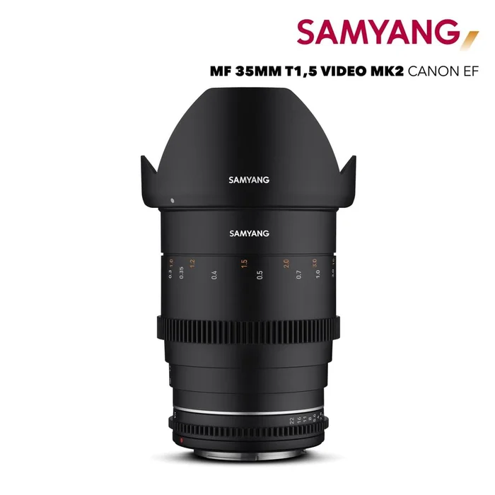 Samyang MF 35mm T1,5 VDSLR MK2 Canon EF