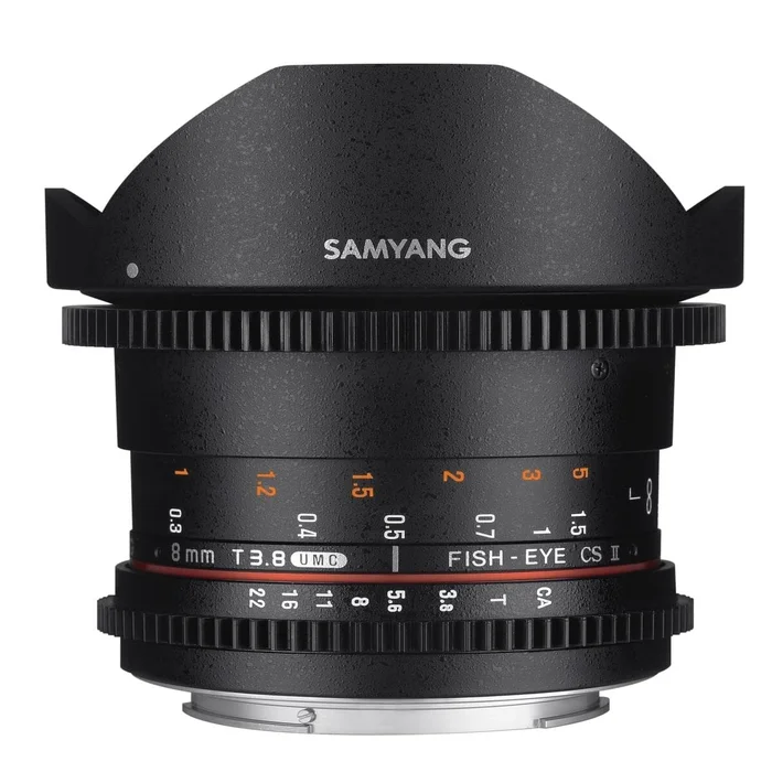 Samyang MF 8mm T3,8 Fisheye II Video APS-C Sony E