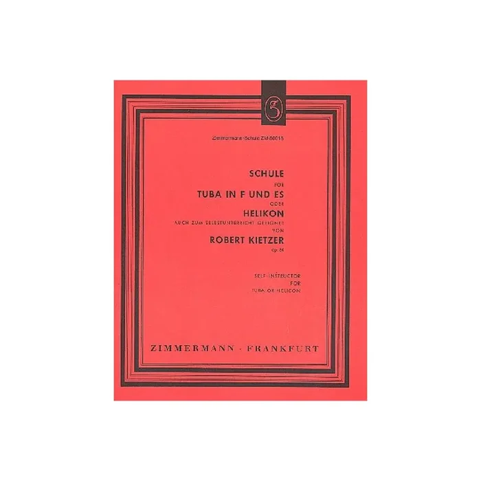 Schule op.84 für Tuba in F/Es