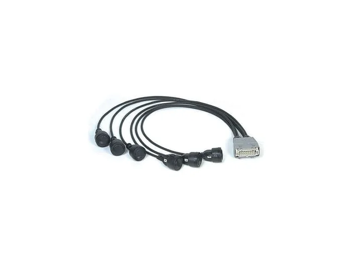 Schutzkontaktpeitsche STV2620 von Harting(m) auf 6x Schutzkontakt(f)