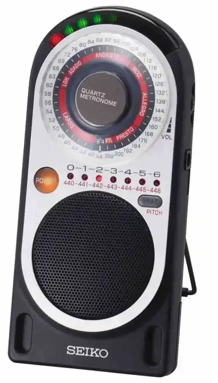 SEIKO Quarz Metronom mit bedienungsfreundlicher Wahlscheibe
