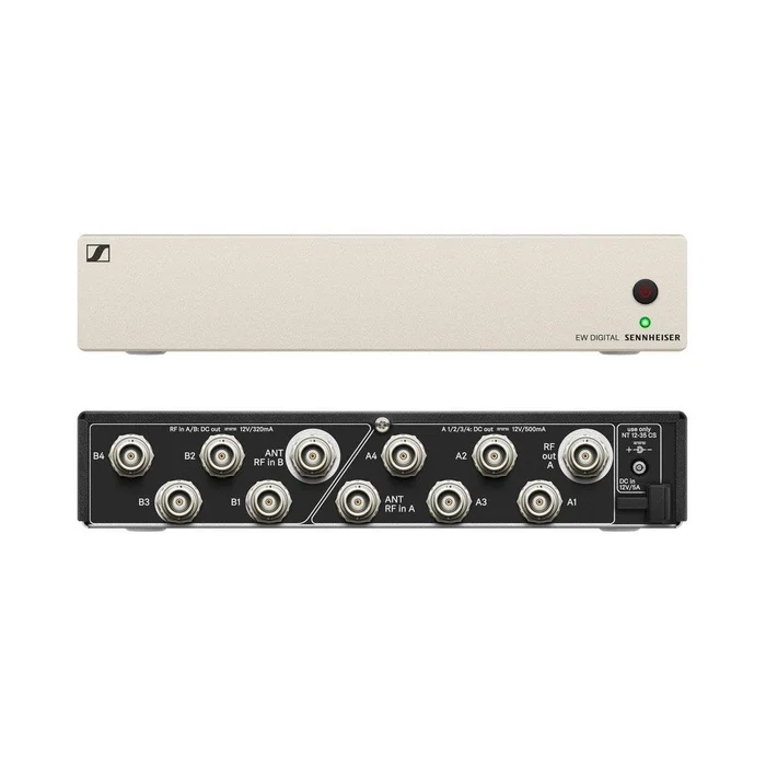 Sennheiser EW-D ASA (Q-R-S) – Aktiver Antennensplitter (Dual 1:4) mit DC-Spannungsver